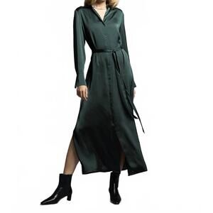 NEW WEEKEND LOS ANGELES yves dress in hunter green